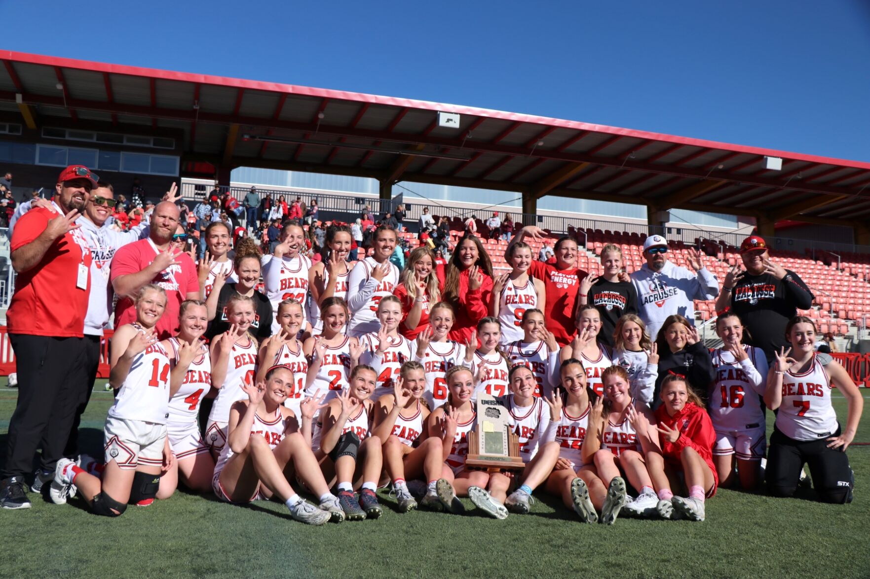 Bear River girls lacrosse wins third consecutive state championship